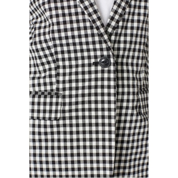 Rag and Bone Cotton Ames gingham Black and White Blazer NEW - Picture 7 of 12